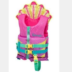 Speedo Girls Dino Supersaurus Personal Life Jacket 30-50lbs.
